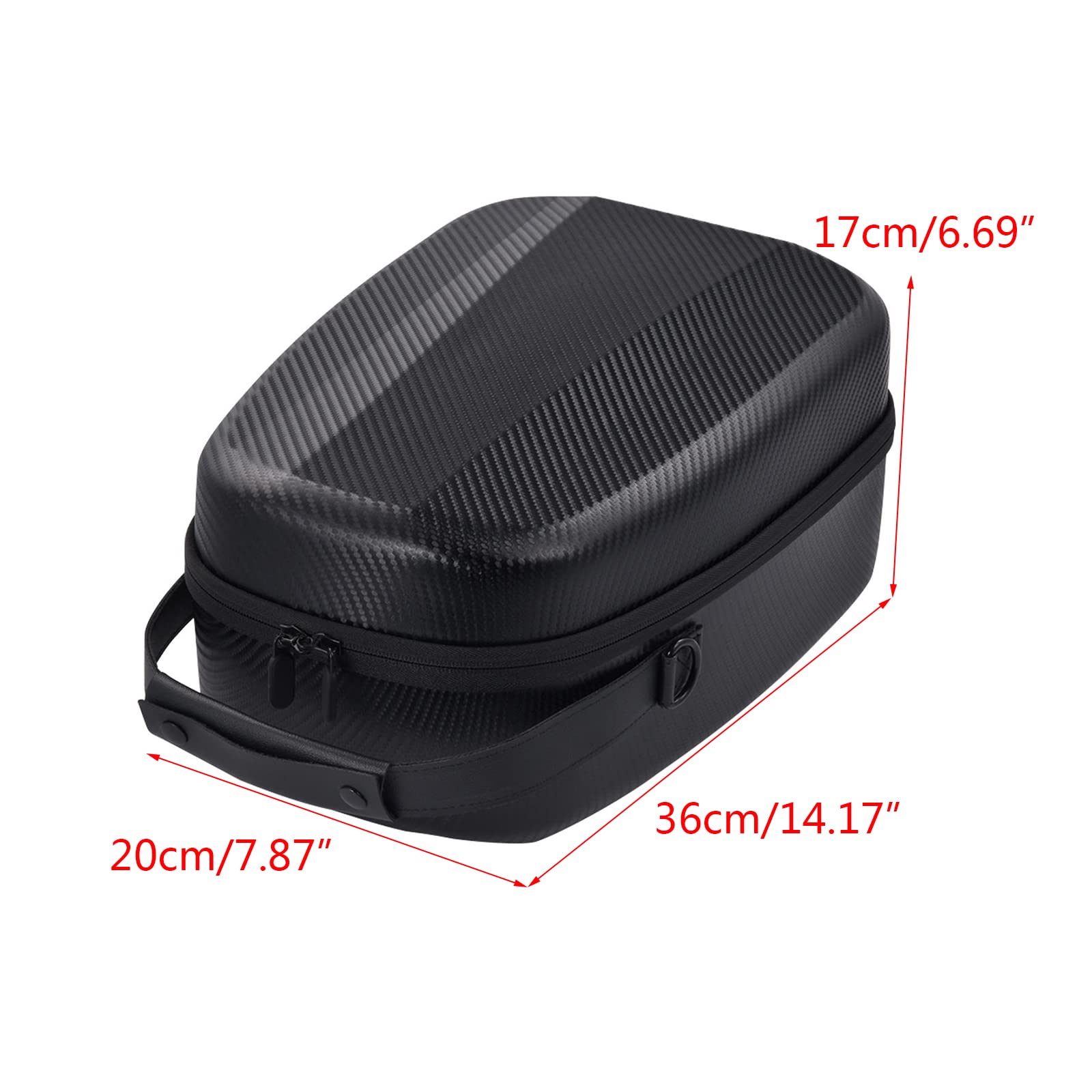 VR2 - Bolsa protectora para gafas a prueba de golpes con banda elástica, caja de almacenamiento de viaje