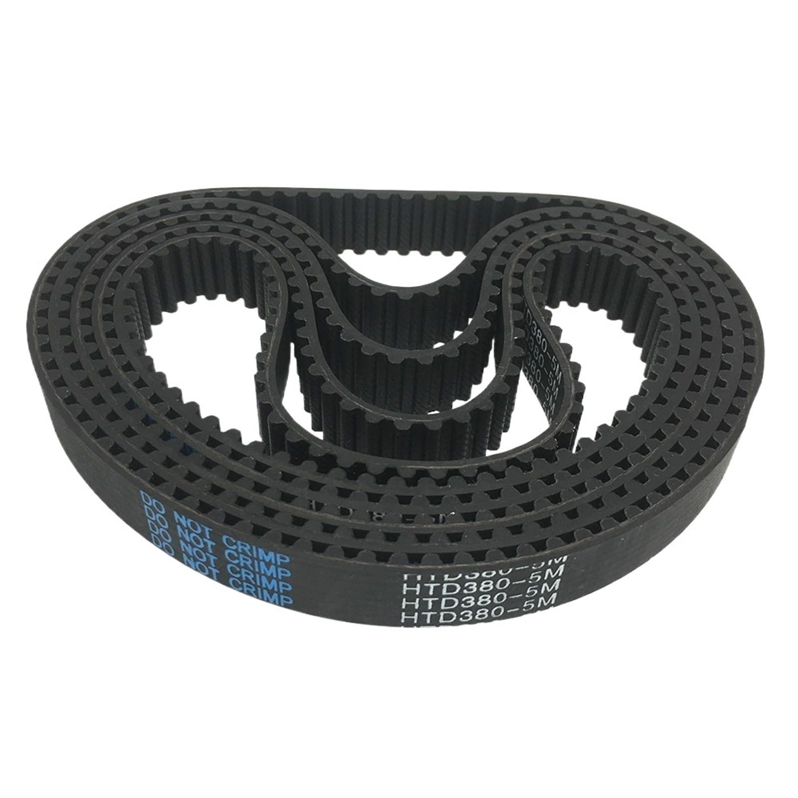 Correa de distribución HTD 5M 375/380/385/390mm de longitud 10/15/20/25mm de ancho 5mm de paso dientes de polea de goma 75 76 77 78(380mm,5PCS_20MM)