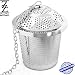 Luxury Tea Infuser & FREE Tea Stick Set by Zamzia - Ideal for Loose Leaf Tea & Travel Mugs - Easy to Clean & Use, Stainless Steel Steeper / Strainer - Make the Perfect Cup of Tea Every Time