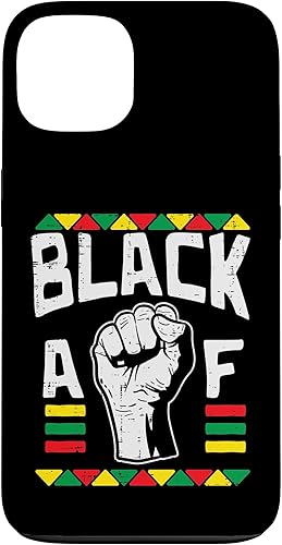 Miniatura 7 de Funda de regalo afroamericana para iPhone 13 Pro Black AF Fist Dashiki Kente Pride BLM