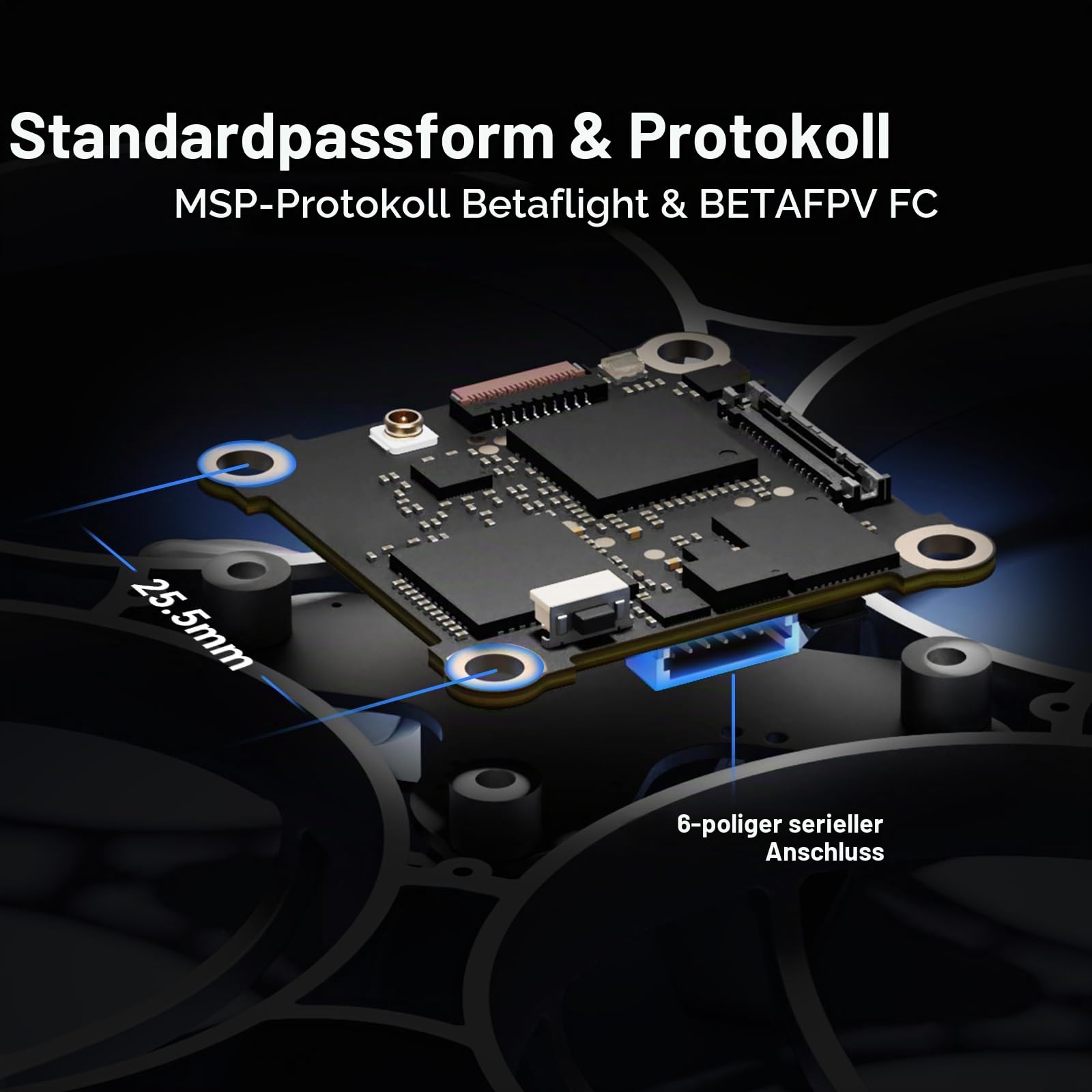 BETAFPV P1 Air Unit HD VTX 1080P/60FPS 170° FOV & 1/2.9" CMOS Sensor | Ultralight with 60ms Low Latency 5KM Range, Support Plug-Play with FC/USB for DIY 1S HD Cine Whoop like Meteor75 Pro Quad