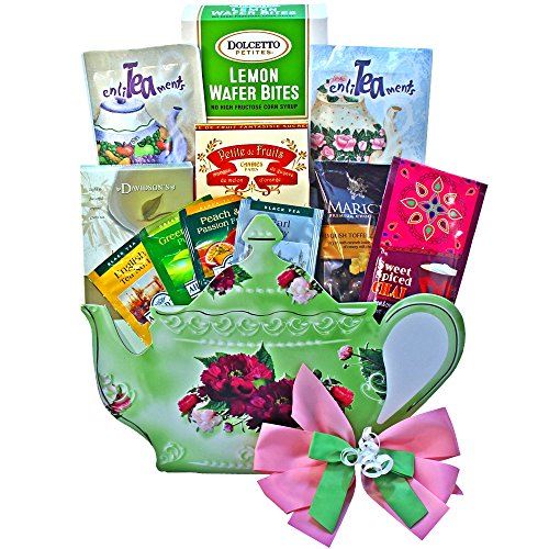 Tea Time Treasures Snacks and Treats Gift Basket