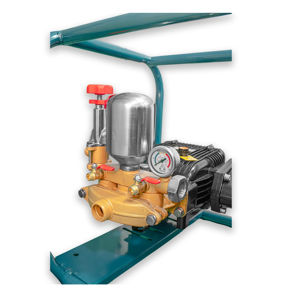 Bricoferr Motor de pulverizador 4 Tiempos – Bomba 3 Cilindros