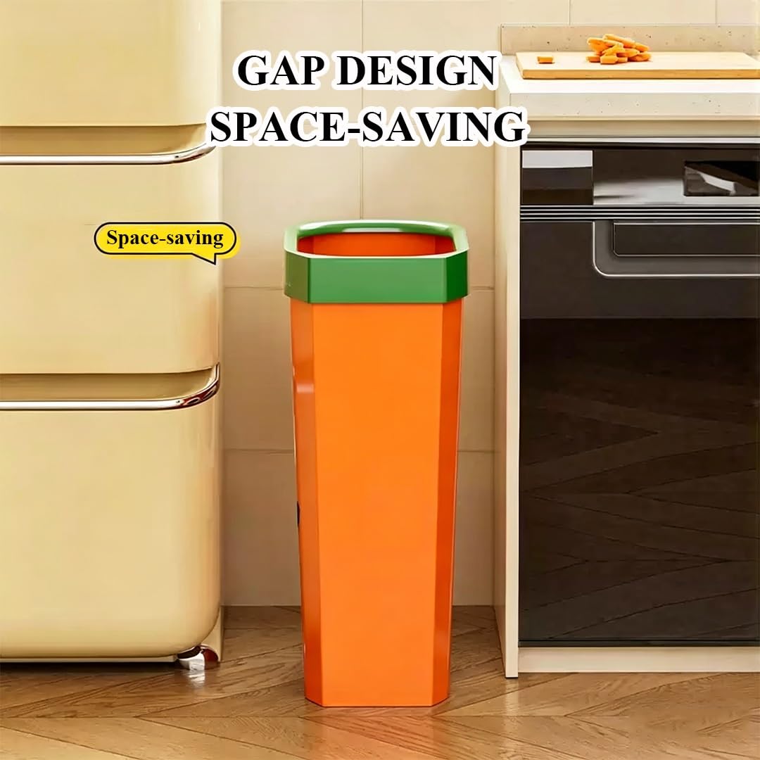 Sturdy Waste bin, Open top, Plastic, Stackable, for Indoor/Outdoor/Residential/Commercial installations(25L)