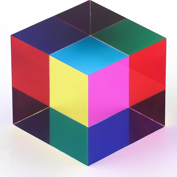 ZhuoChiMall CMY Mixing Color Cube, The Original Cube, 40mm (1.57 inch