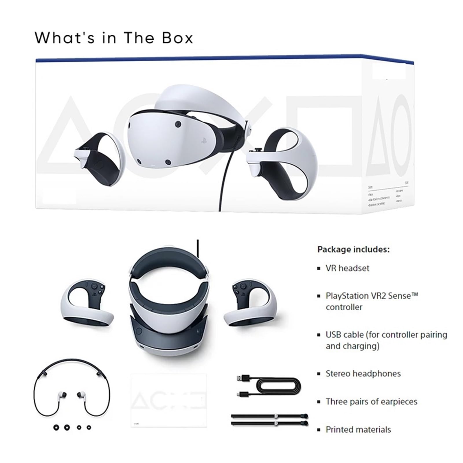 Gafas de Realidad Virtual VR2 Realidad Virtual PS vr2 Auriculares 3D VR Gafas compatibles con la Consola PS5 VR Gafas de teléfono VR (Color : VR2)