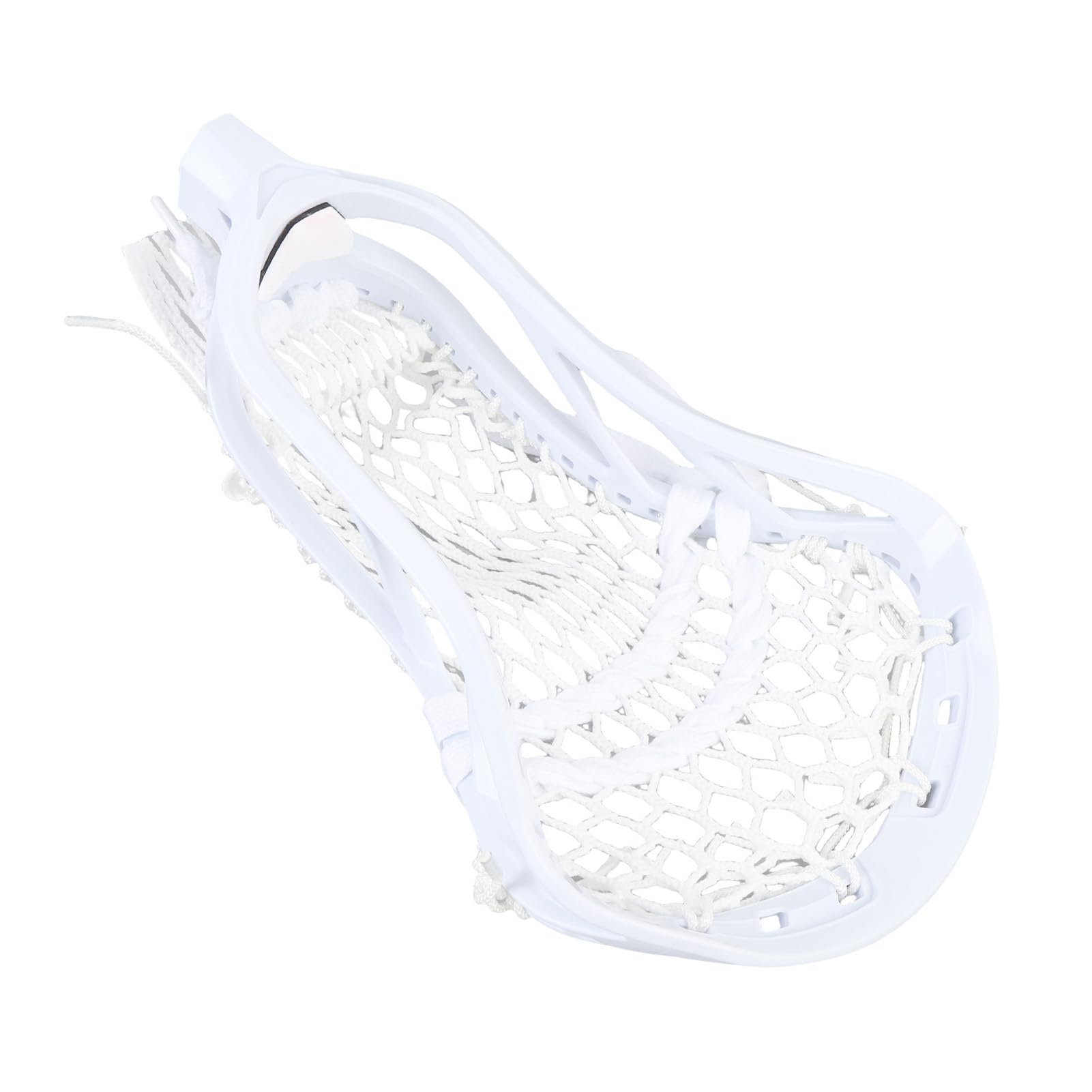 Lacrosse Stick, Nylon Lacrosse Stick Top Tearproof for Practice (White)