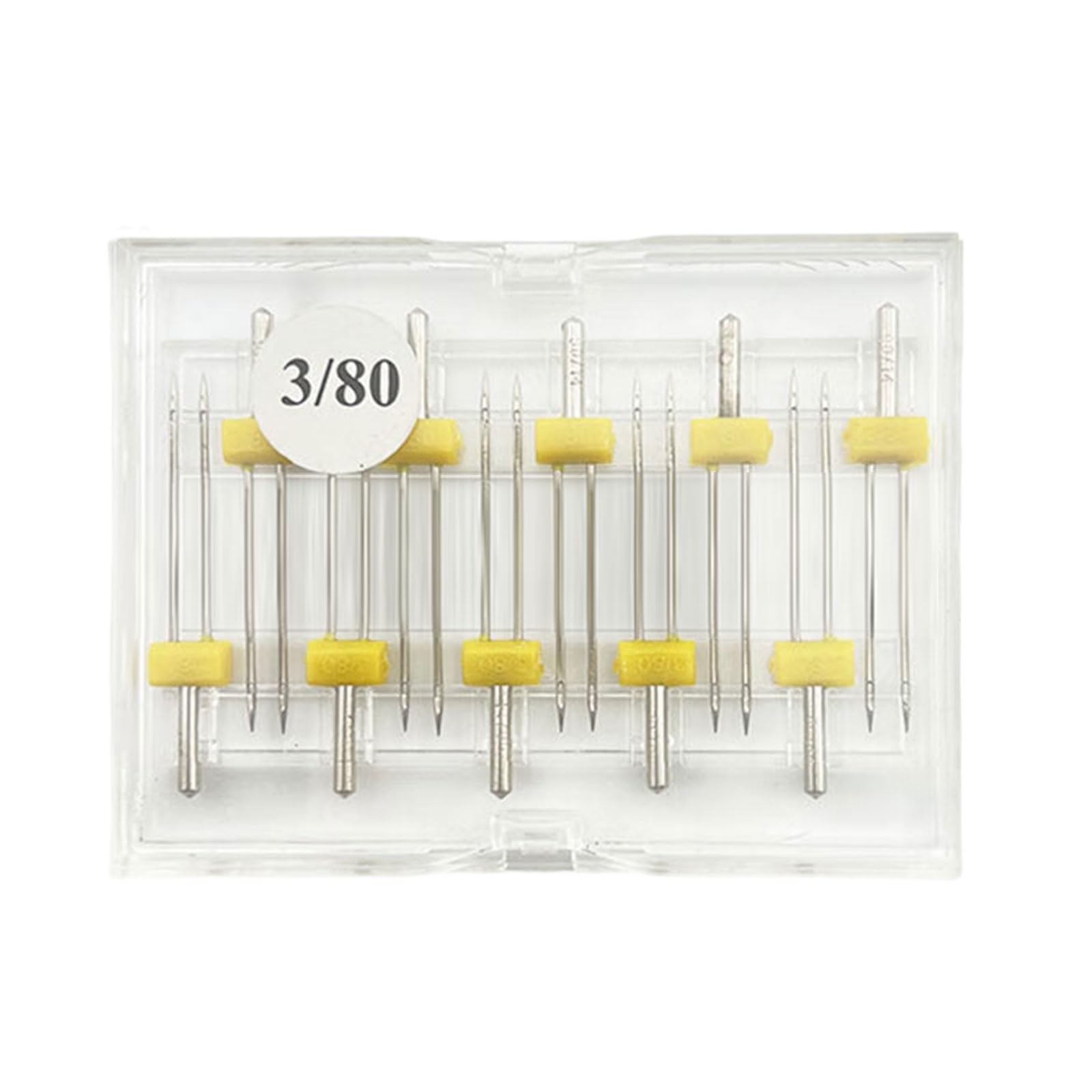 of 10 Multifunctional Twin Needle Set Sewing Machine Stretch Twin for Professional and Beginner Easy Threading