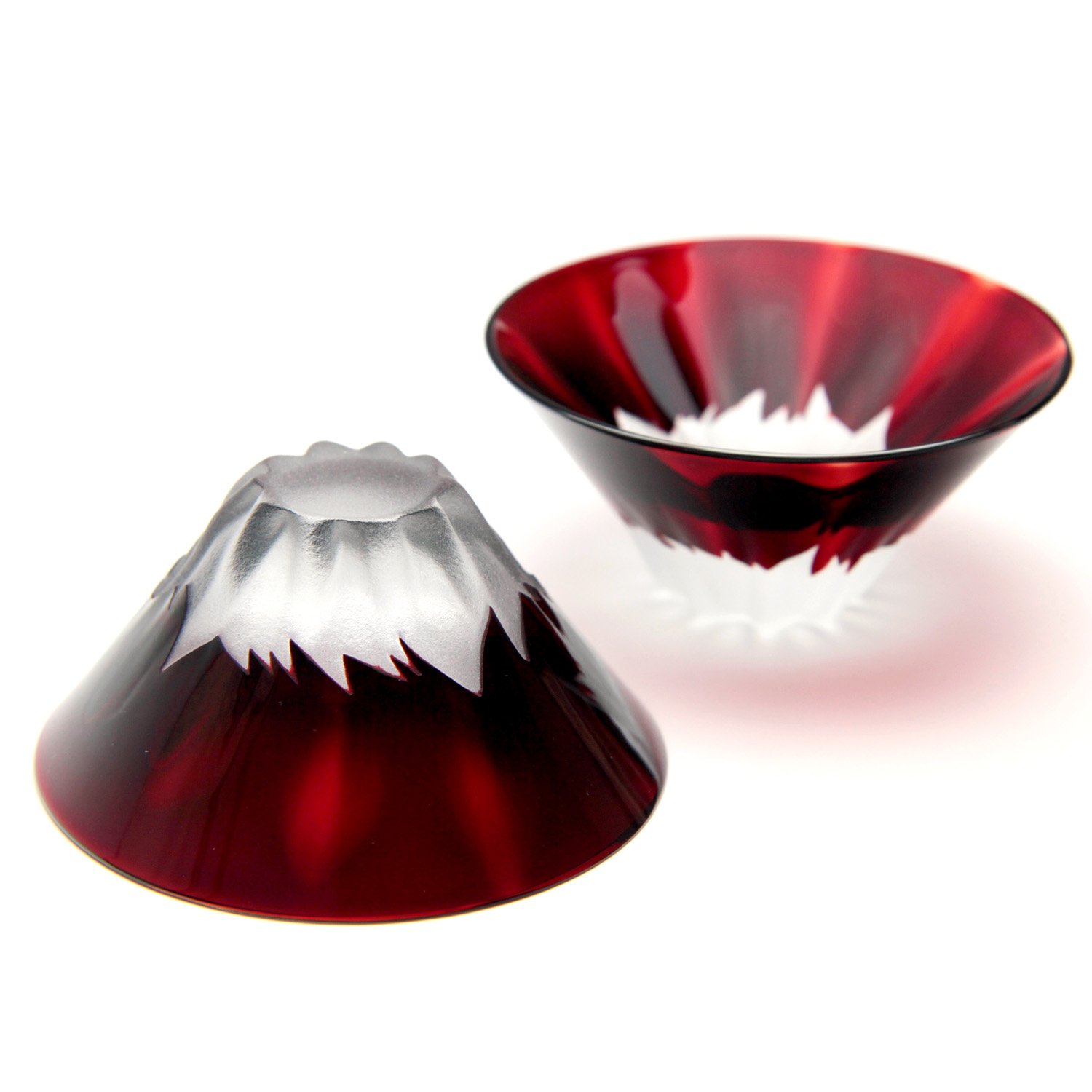 Amazon.co.jp: 【伝統工芸】【経済産業大臣賞 受賞】 田島硝子 富士山