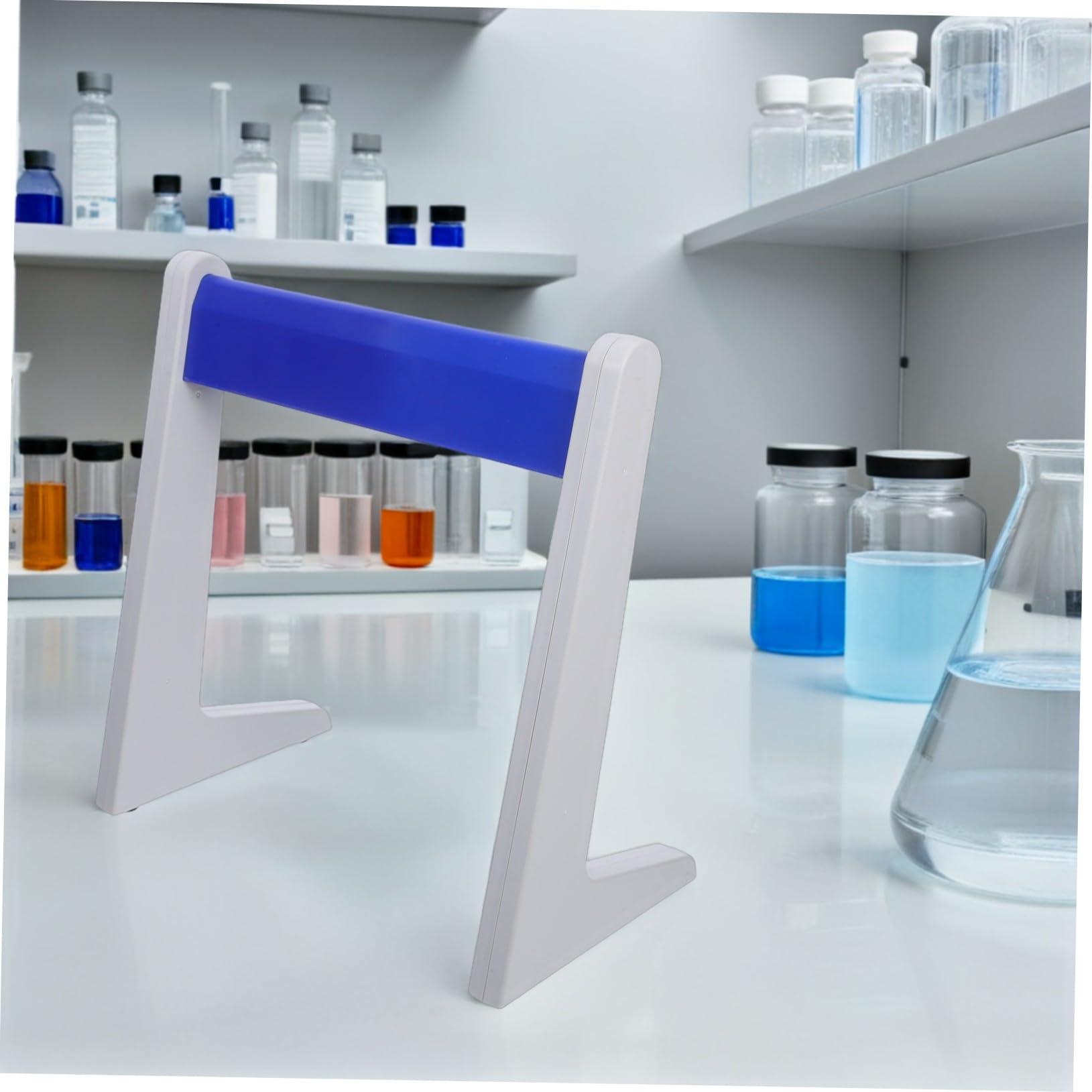 Soporte para Pipetas de Plástico Resistente para Laboratorio Organizador Estable y Fácil de Limpiar Compatible con Diferentes para Almacenamiento y Bancos de Trabajo