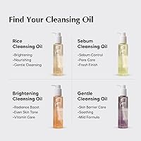 Vista 8 de MIDHA Aceite limpiador suave con arroz negro y péptidos, 5.07 onzas líquidas, limpieza profunda, soporte de barrera cutánea, aceite limpiador