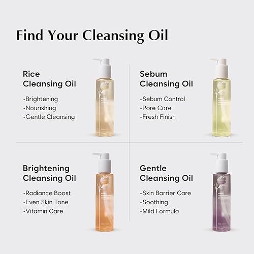 Miniatura 8 de MIDHA Aceite limpiador suave con arroz negro y péptidos, 5.07 onzas líquidas, limpieza profunda, soporte de barrera cutánea, aceite limpiador