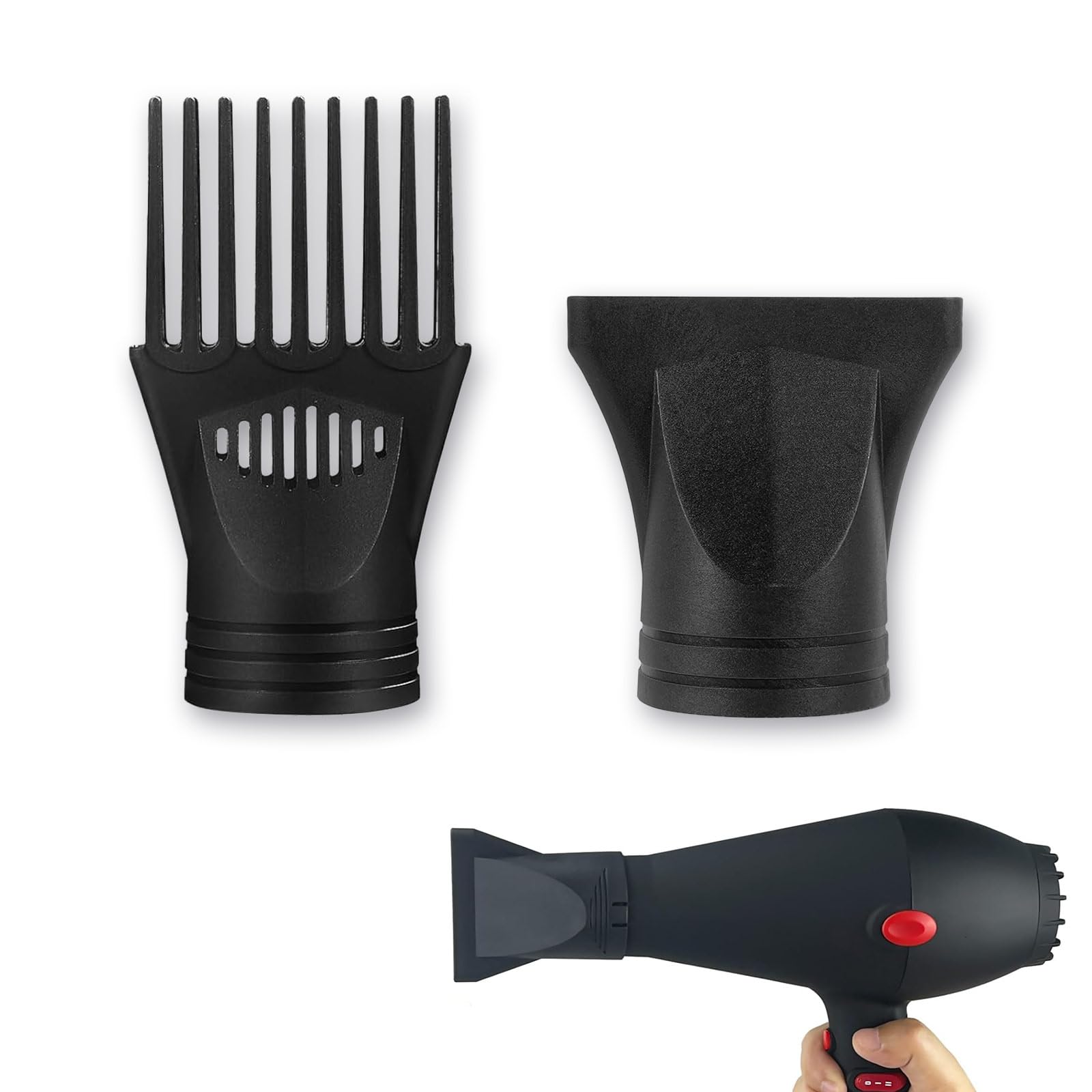 Accesorio universal para secador de pelo, herramientas y accesorios de peinado para todos los secadores, productos de cuidado del cabello, boquilla concentradora para peluquería, boquilla de