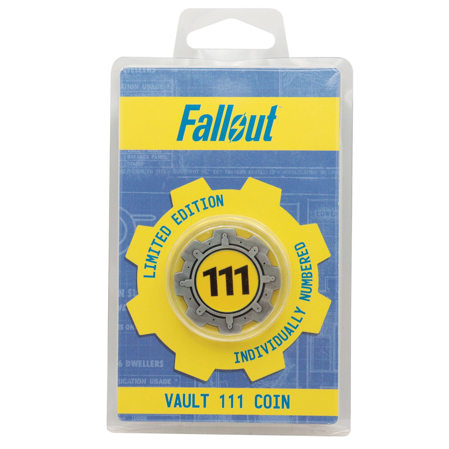 FaNaTtik Fallout Limited Edition Vault 111 Door Coin - Official Collectible Merchandise - Individually Numbered Metal Item - Image 2