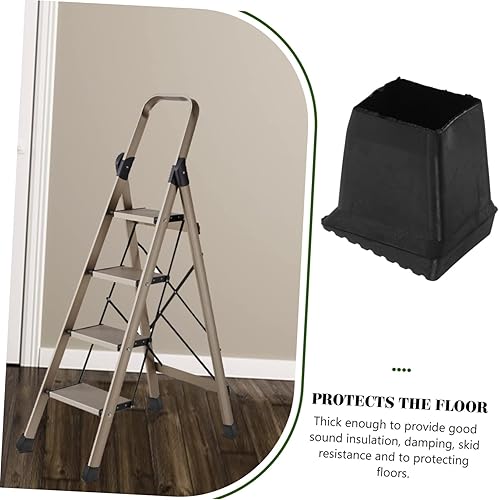 Miniatura 4 de Homoyoyo 4 piezas de cubierta de pie de escalera de extensión de pies de escalera cubiertas de goma accesorios de escalera de goma puntas de patas