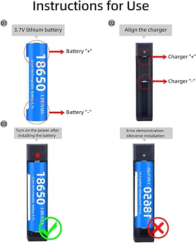 Miniatura 4 de Cargador de batería 18650 adecuado para batería de iones de litio 18650 20700 26650 10440 14500 18500 16340 17500 cargador de batería USB de ranura