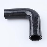 Vista 2 de AC PERFORMANCE ID 1.1" (28mm), Acoplador de codo de 90 grados, longitud de la pierna 3.5" (90mm), grosor de la pared 0.18" (4.5mm), 3 capas