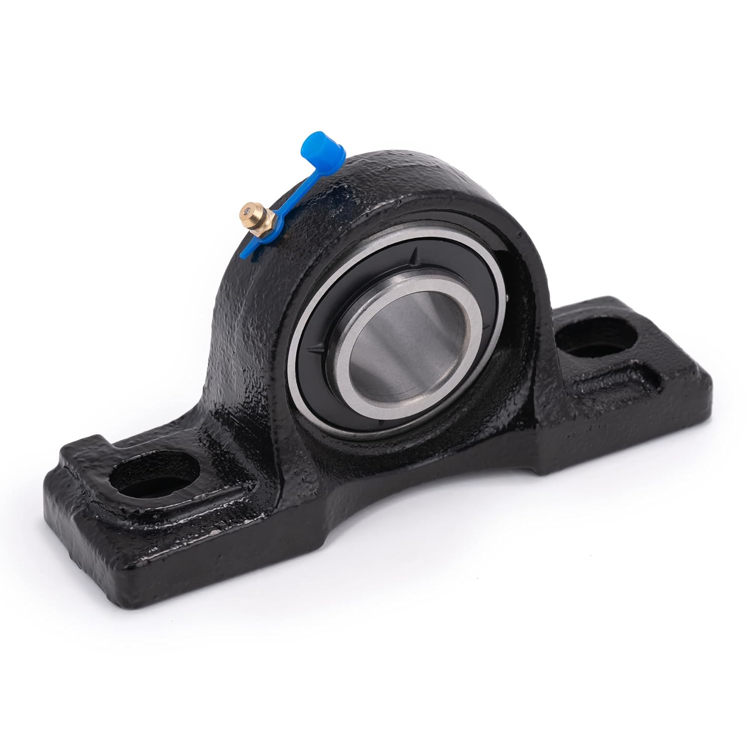 XIKE 2 Pcs UCP206 Bore 30mm Pillow Block Mounted Ball Bearings, Solid Cast Iron Base and Self Aligning Chrome Steel Sealed Bearings.