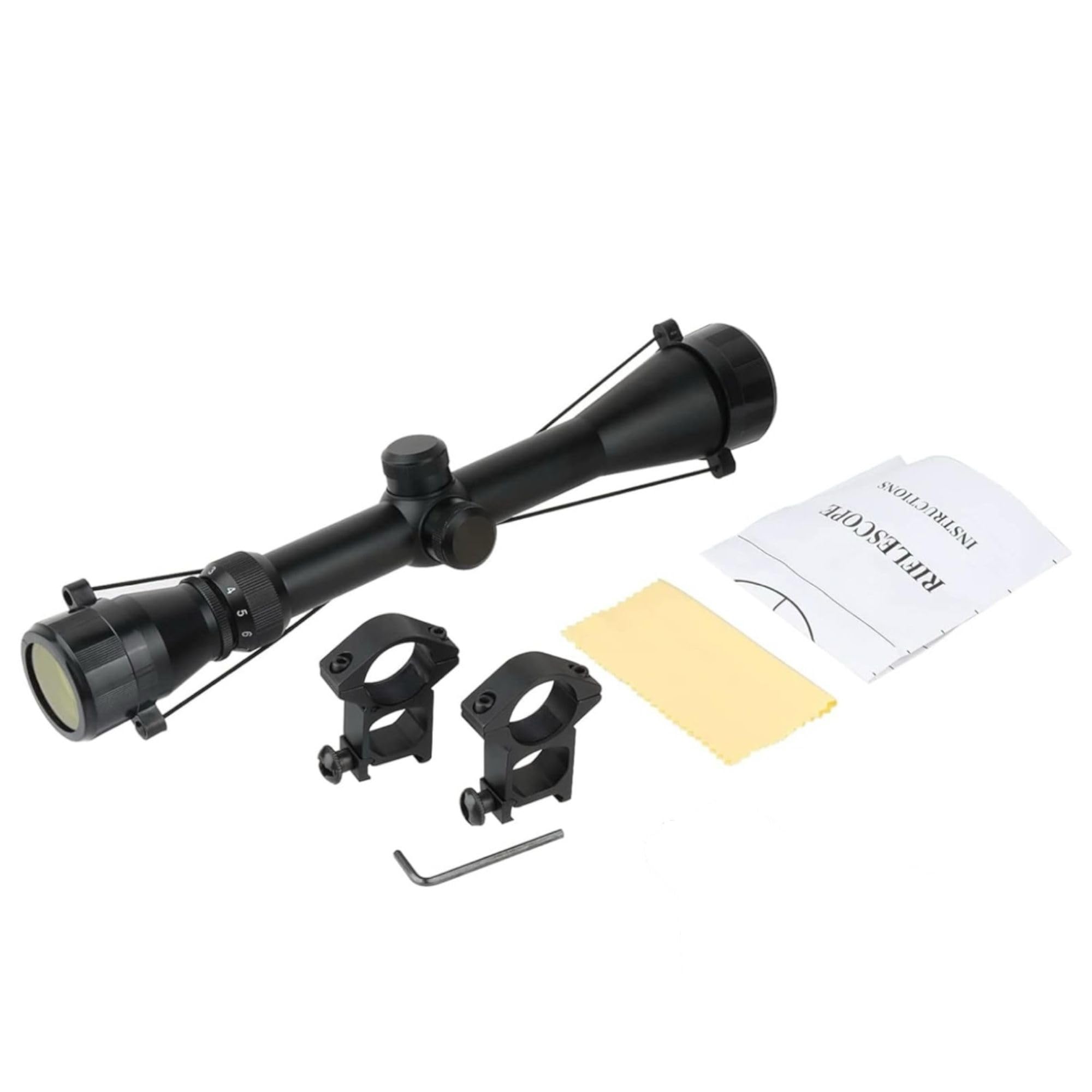 Mirino Ottico 3-9x40 20mm per Carabina Aria Compressa Zoom Variabile Antiappannamento Antiriflesso Impermeabile