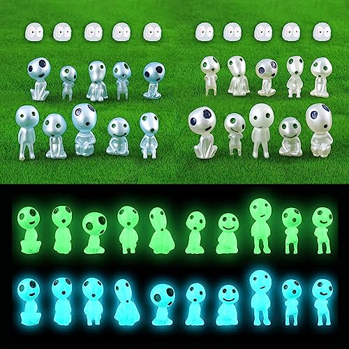 Bogoro 30 Piezas Kodama Luminoso, Princesa Mononoke Figura,