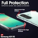 TheGiftKart Crystal Clear Back Cover Case for Samsung Galaxy A26 5G | 360 Degree Protection | Shock Proof Design | Transparent Back Cover Case for Samsung Galaxy A26 5G (PC & TPU, Transparent Bumper) gallery image