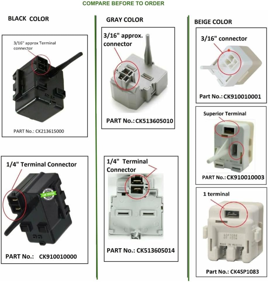GLOB PRO SOLUTIONS - Refrigerator Start Device W10330832 - W10796741