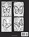 STAINED GLASS A COLORING BOOK BUTTERFLIES AND FLOWERS: Unleash Your Creativity with 44 Unique Butterfly and Flower Stained Glass Designs
