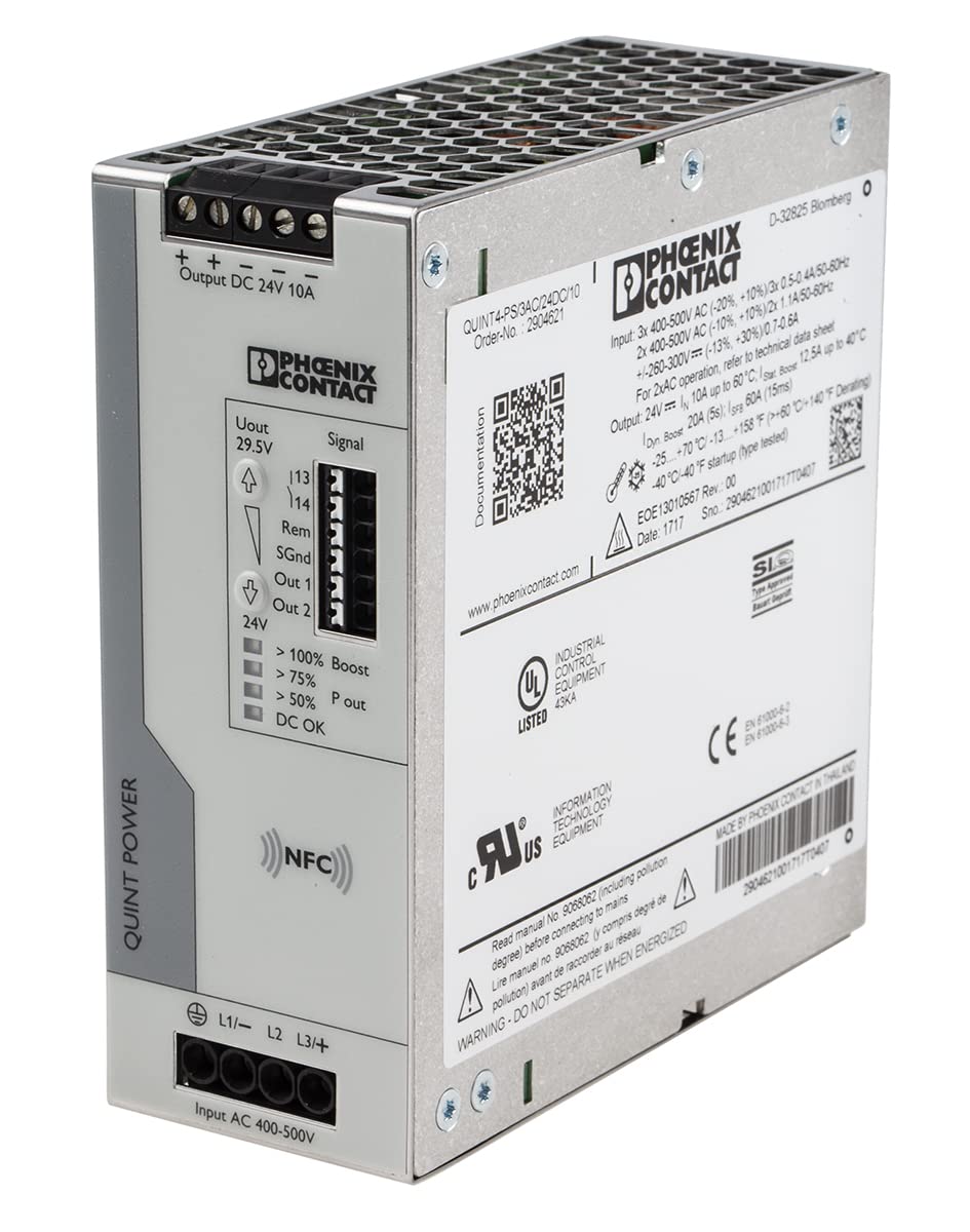 Phoenix Contact 2904621 Convertidores De Montaje En Carril Din (Ac / Dc) Talla 24
