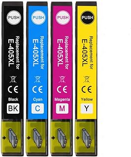 Go Inks® 1 XL Set of 4 Ink Cartridges to replace Epson 405XL Compatible/non-OEM for Epson WorkForce Printers (4 Inks)