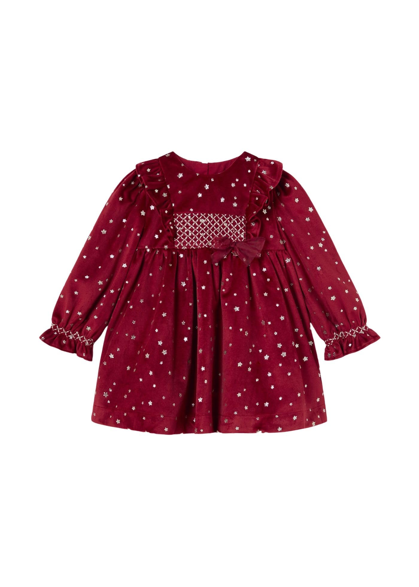 Mayoral Vestito Velluto per Bimba Amarena 12 Mesi (80cm)