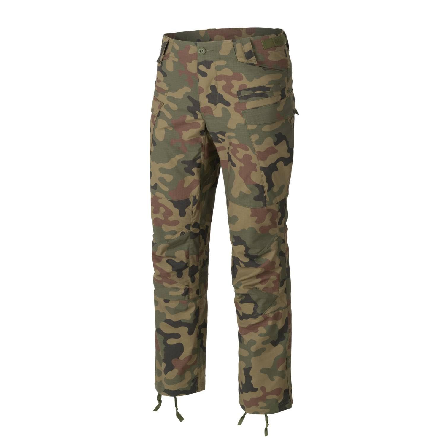 Helikon-Tex Men's Camouflage Sfu Next Mk2 Trousers Polycotton R/S Pl Woodland Size 36W / 32L