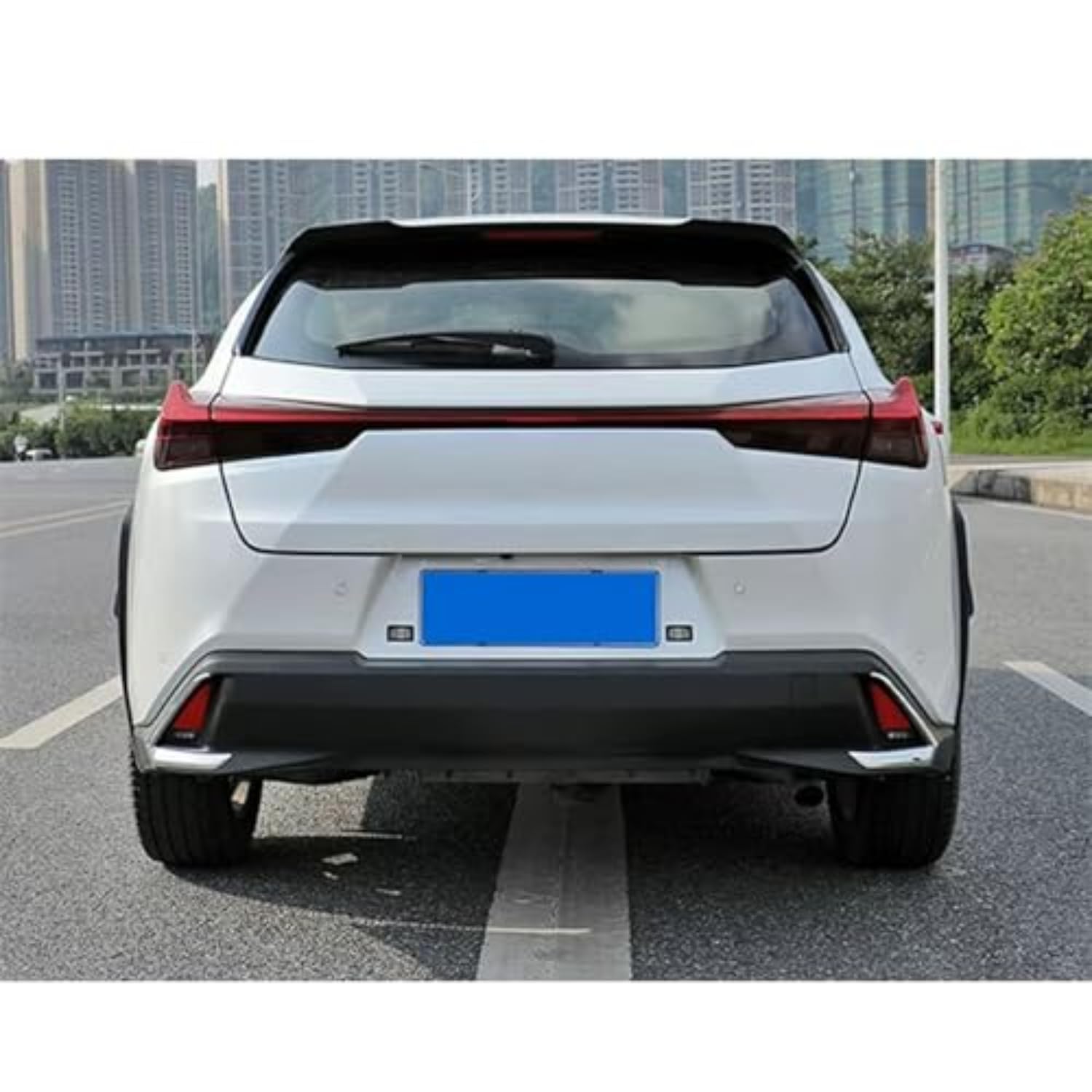 Moldura de moldura automotriz para Lexus UX 200 UX 250h 260h 2019-2022,Accesorios de Decoración Exterior de Automóvil Cromados ABS a Prueba de Rayones
