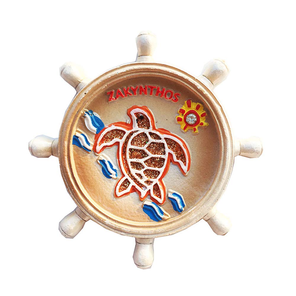 Zeeschildpadstijl Kefalonia Griekenland Koelkast Magneet Souvenir Cadeau Hars Ambacht Collectie