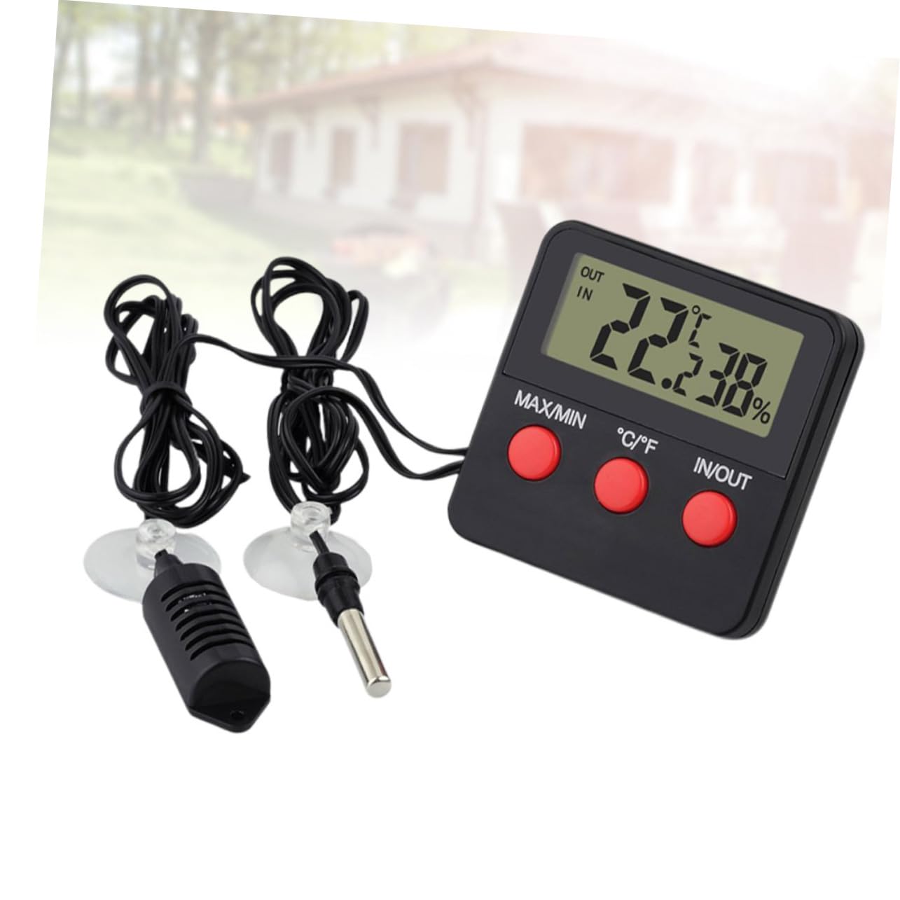 BESPORTBLE 3 Ensembles thermomètre pour reptiles hygromètre pour animaux de compagnie mini-hygromètre thermomètre intérieur digital pour reptiles lézard