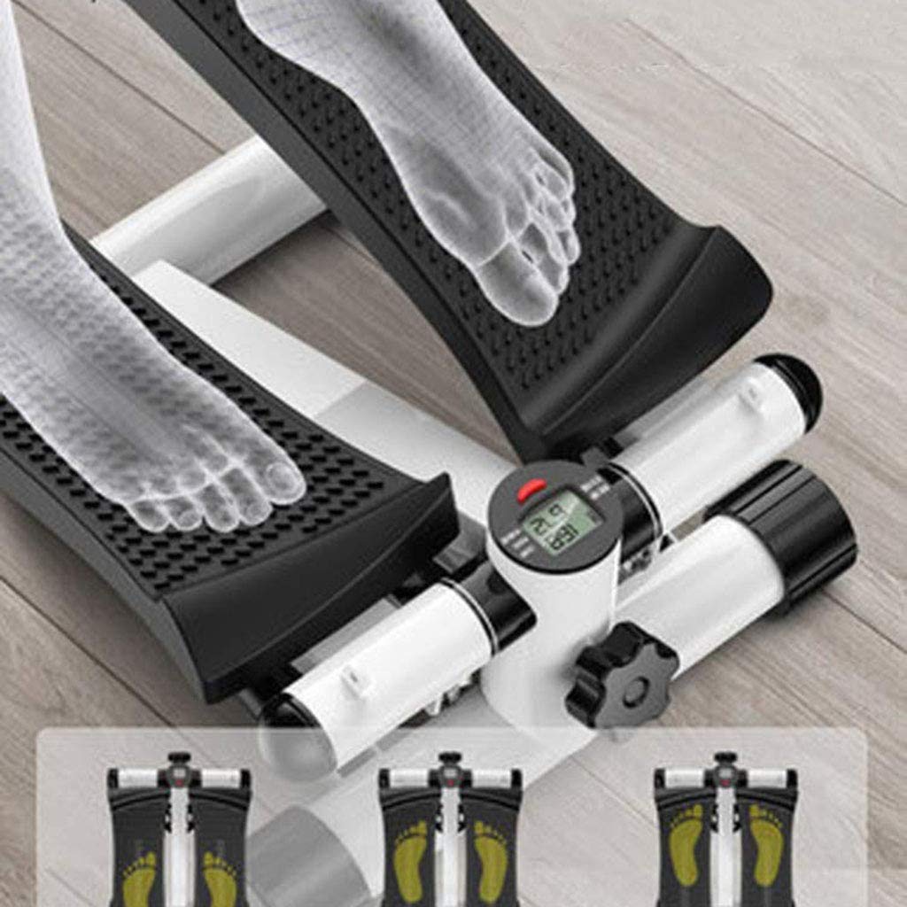 Attrezzatura per Il Fitness Macchina per Il Fitness, Stepper Laterale Laterale, Gambe Stepper Mini Stepper con Elastici Attrezzatura per Il Fitness Multifunzionale, Donna