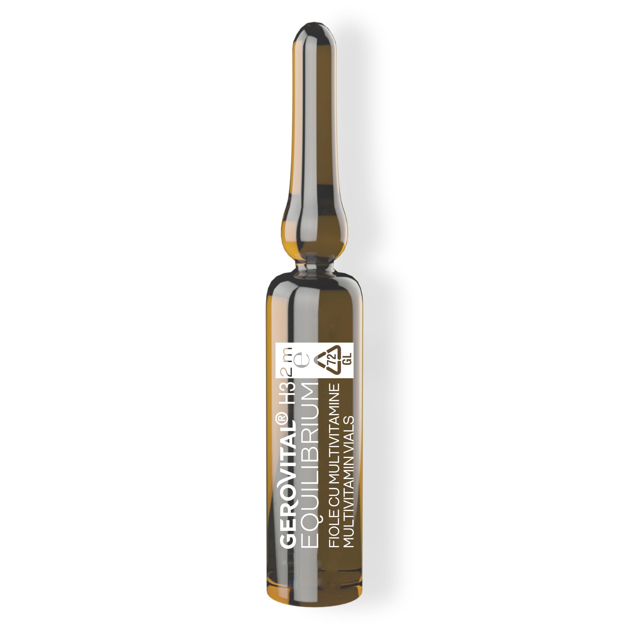 Gerovital H3 Equilibrium Multivitamin Ampullen Antioxidativer Booster für Strahlkraft und Regeneration mit Vitamin A C E und Liponsäure 20 x 2 ml