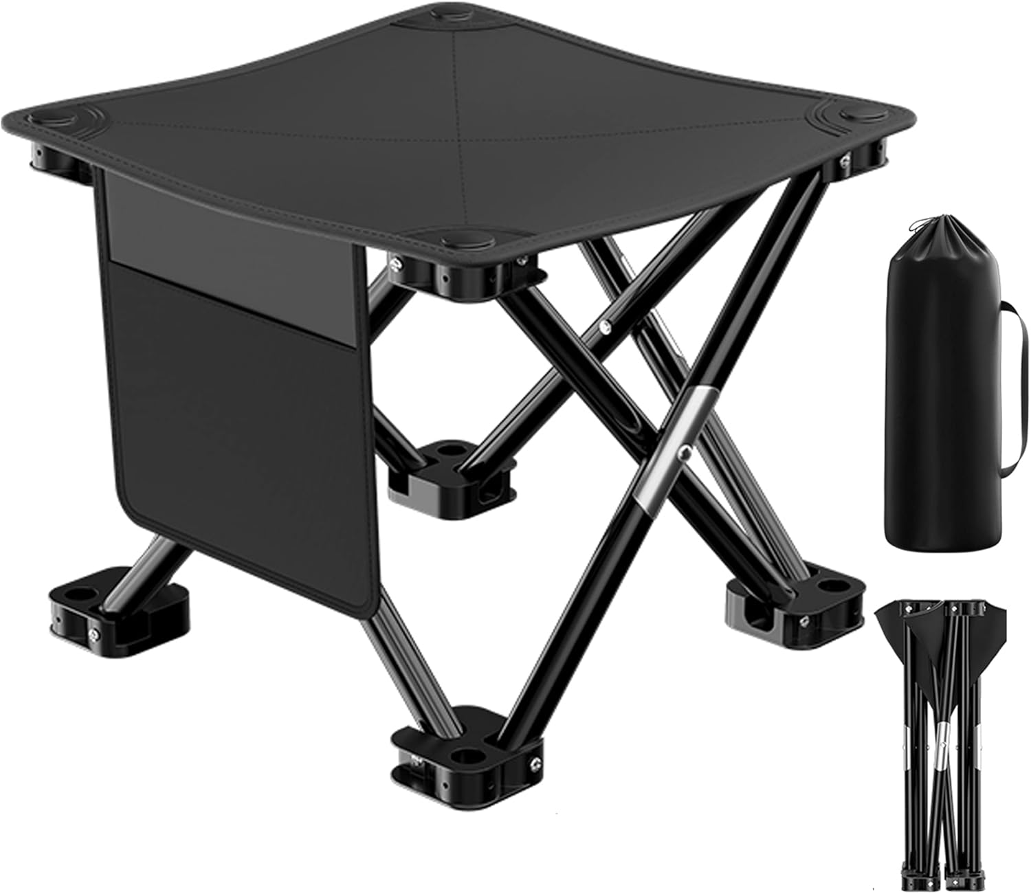 VSSOLO Camping Stool. Load Capacity 550 lbs Upgraded 13