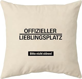 Outdoor Deko kissen Lieblingsplatz - kissen für Garten Terrasse Balkon
