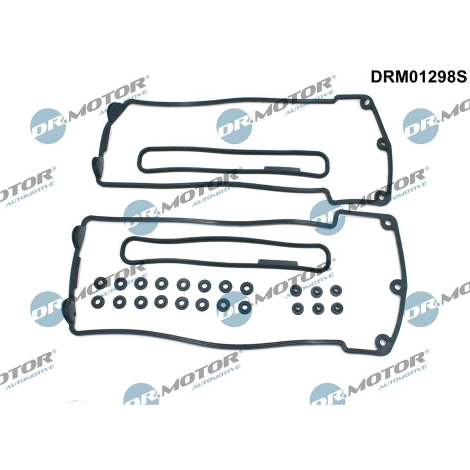 DR.MOTOR AUTOMOTIVE DRM01298S Kit de juntas de la tapa de balancines con manguitos de caucho