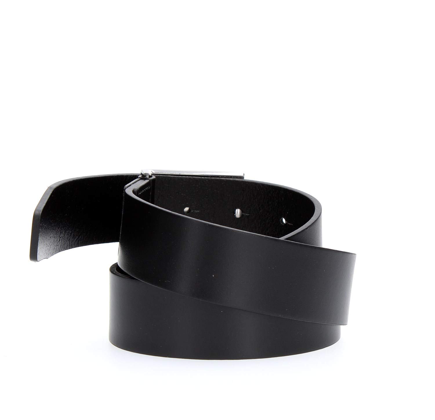 Calvin Klein Męski pasek Formal Plaque Belt 3,5 cm skórzany pasek, czarny (black 001), 110|#110|#678 (Herstellergröße: 110)