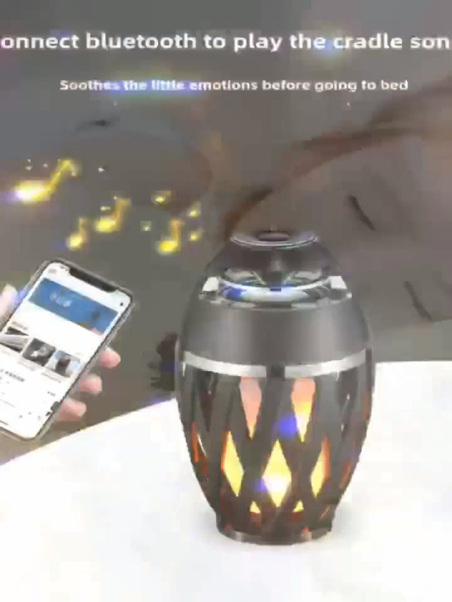 Amazon.com: JinXiHua Led Flame Speaker Bluetooth Speakers,Dancing
