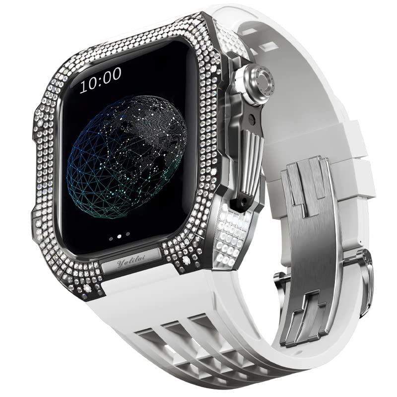 Kit mod Apple Watch SE 44 mm boîtier titane sport et chic