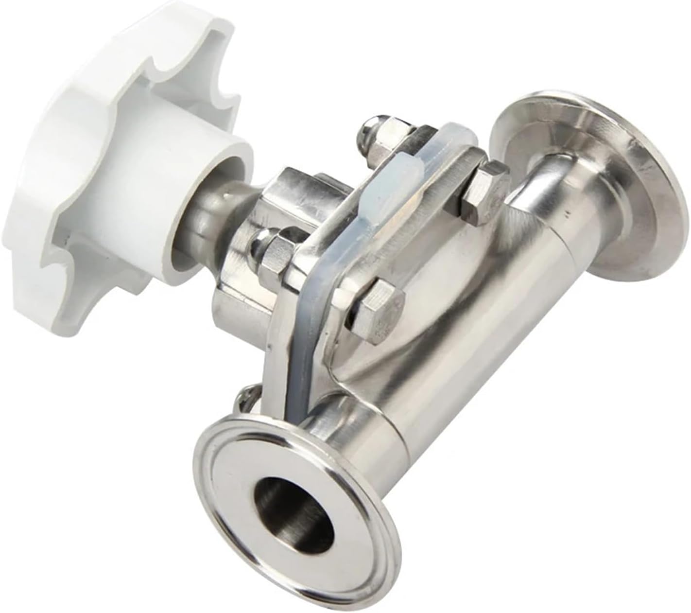 19mm - 50.5mm Tri Clamp Diaphragm Valve 316L Stainless Steel