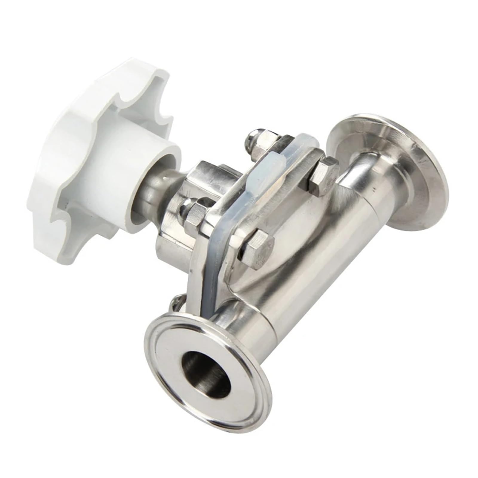 RUAJOGYNVM 19mm - 50.5mm Tri Clamp Diaphragm Valve 316L Stainless Steel RUAJOGYNVM