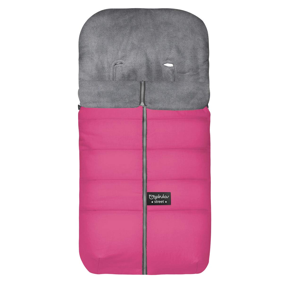 Pirulos 45100009 - Saco carro, diseño velour, 48 x 82 cm, color fresa