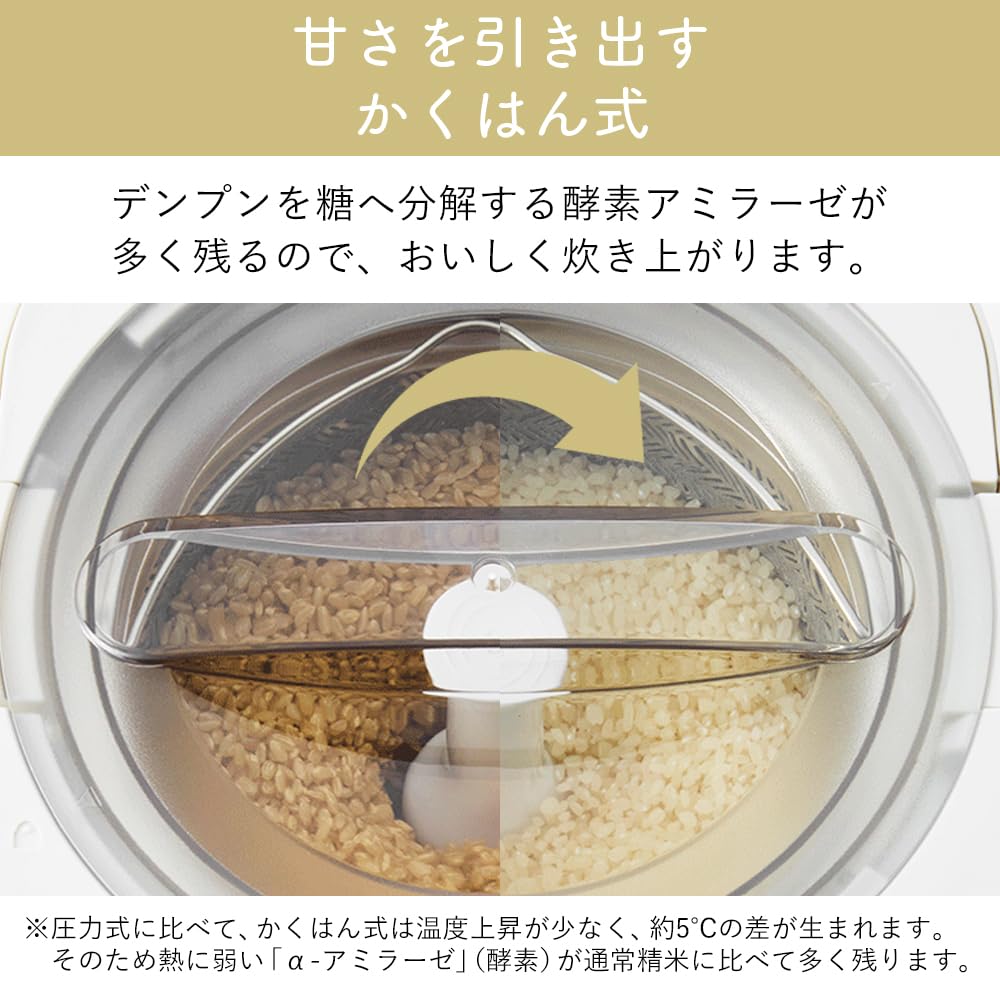Amazon | アイリスオーヤマ 精米機 家庭用 5合 連続精米 スピード精米