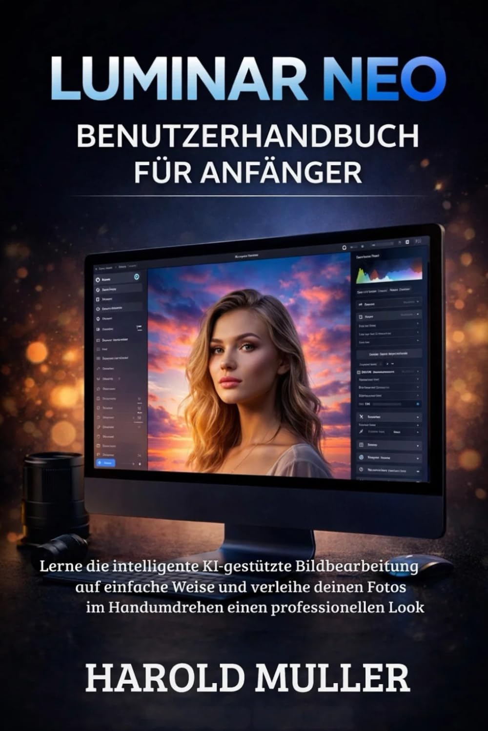 LUMINAR NEO BENUTZERHANDBUCH FÜR ANFÄNGER: Lerne die intelligente KI-gestützte Bildbearbeitung auf einfache Weise und verleihe deinen Fotos im Handumdrehen einen professionellen Look