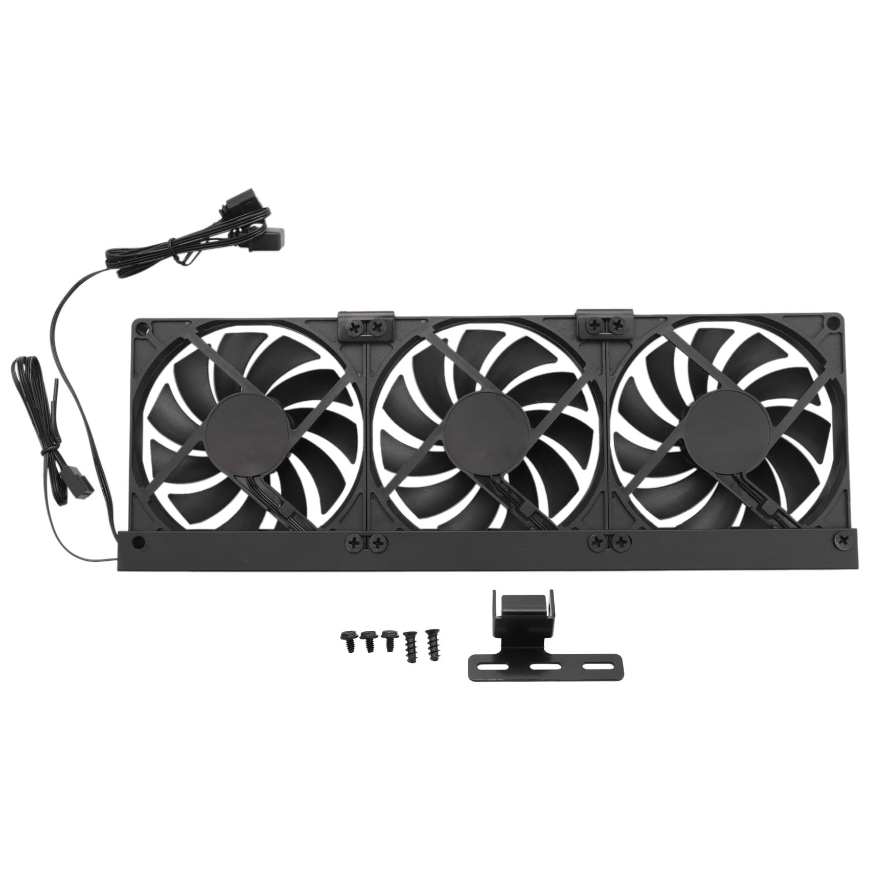 2X Ventilador de Refrigeración Universal GPU 3X90mm ARGB Iluminación de Sincronización 5V Direccionable RGB Silencioso Chasis PCI Tarjeta Gráfica Ventilador Enfriador