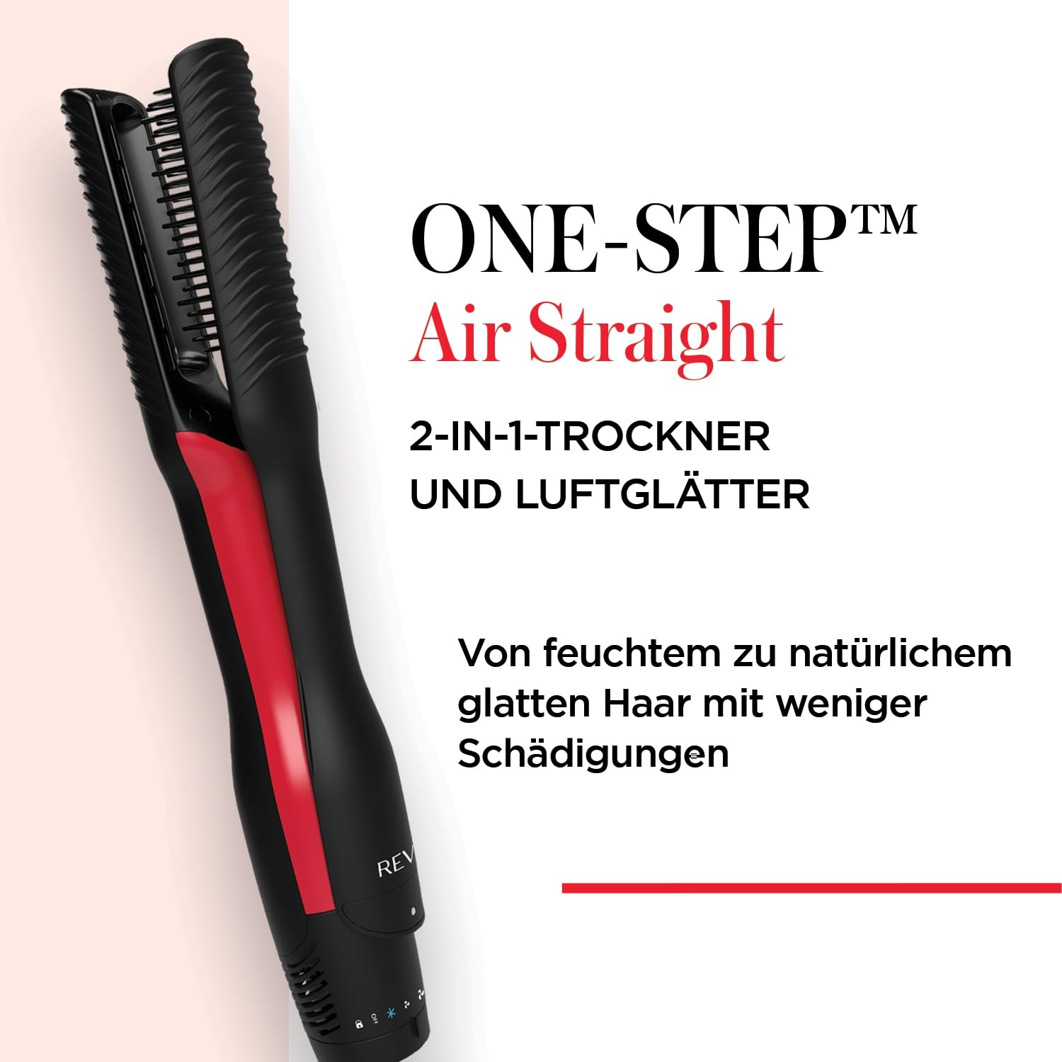 Revlon One-Step Air Straight 2-in-1-Trockner und Luftglätter - RVDR5330