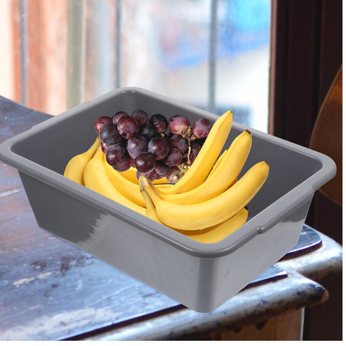 Lavello da cucina leggero spesso RecuPlastic Rack per piatti e frutti di mare, ideale per pizzerie e fast food, facile da strappare e pulire